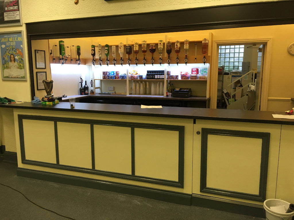 Shanklin Theatre refurbished bar opened by Mr Michael Portillo.